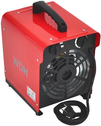 Aktobis Heizgebläse Elektroheizer Heizung Frostwächter Bauheizer WDH-BGP03 (3 kW / 230 V) von WDH