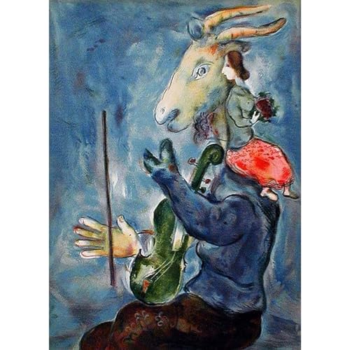 WDHBI HEKA Marc Chagall Wandkunst Marc Chagall Leinwand Malerei Marc Chagall 《Frühling》 Drucke Moderner Stil Poster für Home Decoration Bild 45x65cmx1 ungerahmt WDHBI HEKA Marc Chagall Wandkunst Marc Chagall Leinwand Malerei Marc Chagall 《Frühling》 Drucke Moderner Stil Poster für Home Decoration Bild 45x65cmx1 ungerahmt von WDHBI HEKA