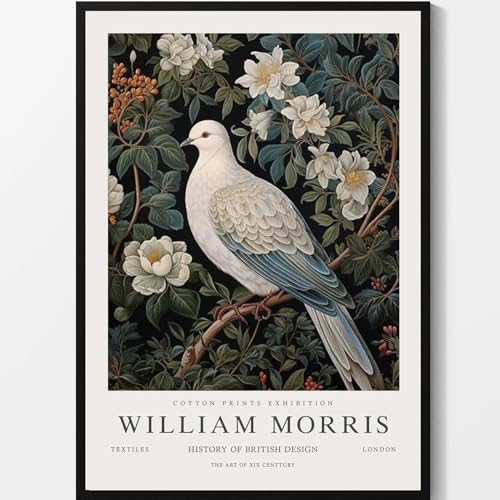 WDHBI HEKA William Morris Wandkunst William Morris Leinwand Malerei Vögel Unter Blumen Drucke Moderne Stil Poster für Wohnkultur Bild 45x65cmx1 ungerahmt WDHBI HEKA William Morris Wandkunst William Morris Leinwand Malerei Vögel Unter Blumen Drucke Moderne Stil Poster für Wohnkultur Bild 45x65cmx1 ungerahmt von WDHBI HEKA
