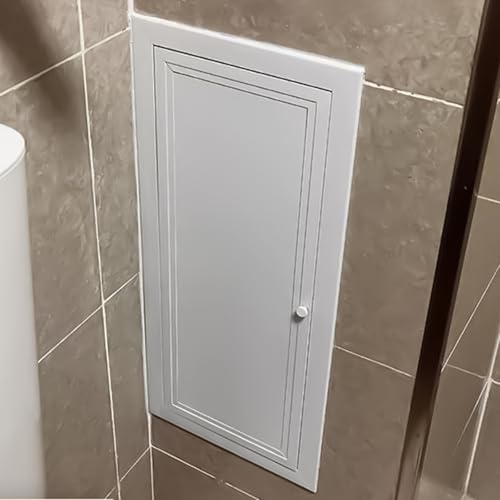 Revisionsklappe Trockenbau Anpassbar Duschventil-Zugangspaneel, Wasserdicht Inspektionspaneel für Decke, Wand und Trockenbau, Leicht zu Öffnen Abdeckung für Reparaturluken(30.5x25cm) von WDJBPSH