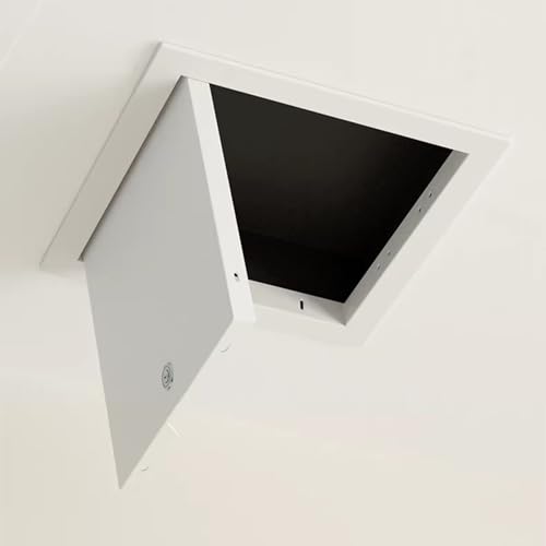 Revisionsklappe Trockenbau Attic Access Hatch Panels - 6x6 6x10 12x20 12x30 14x24 16x16 16x20 16x24 In, Customizable Recessed Hatch Access Door for HVAC, Wall, Ceiling, And Drywall(10x10in) von WDJBPSH
