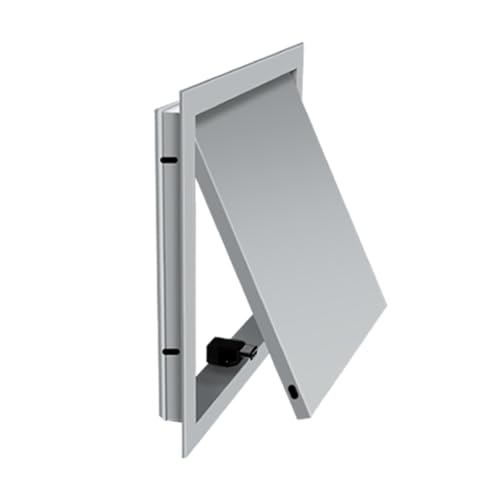 Revisionsklappe Trockenbau Decken-/Wandzugangstür, Magnetische Türluke Inspektion, Individuelle Anpassung Service-Schachtabdeckplatte mit Click Open(Gray,300x600mm) von WDJBPSH