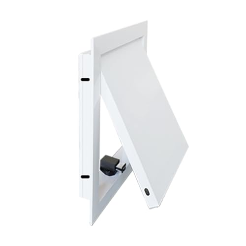 Revisionsklappe Trockenbau Decken-/Wandzugangstür, Magnetische Türluke Inspektion, Individuelle Anpassung Service-Schachtabdeckplatte mit Click Open(White,200x150mm) von WDJBPSH