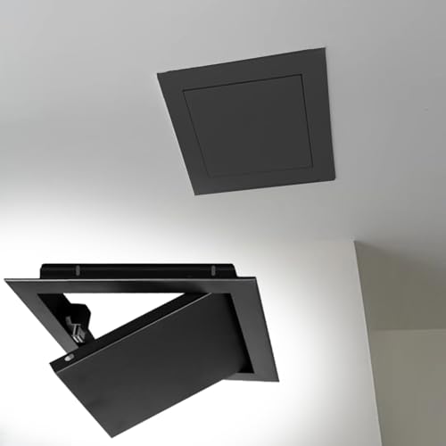 Revisionsklappe Trockenbau Schwarze Magnetische Sanitär-Revisionsplatte, für Öffnen Durch Drücken, Inspektionslukenplatte für Trockenbau/Dachboden/Balkon/Hauswirtschaftsraum/Badezimmer/Küche, Decken- Revisionsklappe Trockenbau Schwarze Magnetische Sanitär-Revisionsplatte, für Öffnen Durch Drücken, Inspektionslukenplatte für Trockenbau/Dachboden/Balkon/Hauswirtschaftsraum/Badezimmer/Küche, Decken- von WDJBPSH