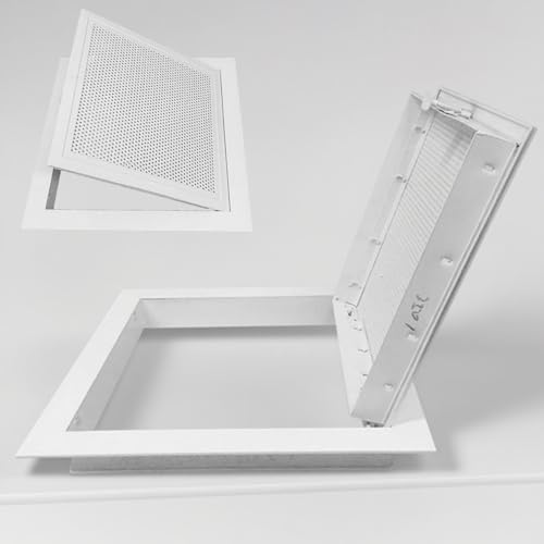 Revisionsklappe Trockenbau Unterputz Quadratisch Revisionsklappe Weiß, Inspektionsöffnung/Revisionsklappe für Decke und Trockenbau, Aluminiumrahmen mit Verzinkter Lüftungsplatte(7.8x9.8in/20x25cm) Revisionsklappe Trockenbau Unterputz Quadratisch Revisionsklappe Weiß, Inspektionsöffnung/Revisionsklappe für Decke und Trockenbau, Aluminiumrahmen mit Verzinkter Lüftungsplatte(7.8x9.8in/20x25cm) von WDJBPSH
