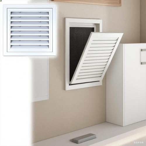 Revisionsklappe Trockenbau Wandöffnungsklappe für Heizungskanal, Weiße Revisionsklappe für Küche/Bad/Wohnmobil/Unter Waschbecken, Individuell Anpassbare Lüftergitter Klappe(W35xH40cm/21.7x15.7in) Revisionsklappe Trockenbau Wandöffnungsklappe für Heizungskanal, Weiße Revisionsklappe für Küche/Bad/Wohnmobil/Unter Waschbecken, Individuell Anpassbare Lüftergitter Klappe(W35xH40cm/21.7x15.7in) von WDJBPSH