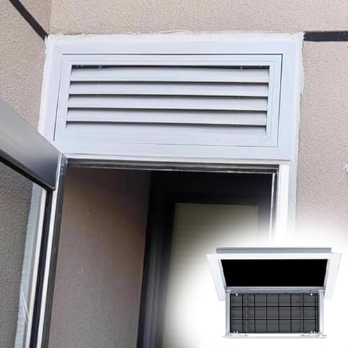 Revisionsklappe Trockenbau Weiße Heizungsdecke Zugangsklappe, Belüfteter Inspektionsdeckel für Küche/Bad/Wohnmobil/Unter Waschbecken, Individuell Anpassbar(W85xH15cm/33.5x5.9in) von WDJBPSH