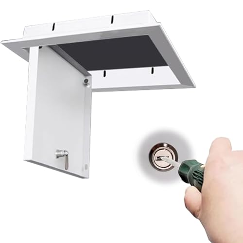Revisionsklappe Trockenbau Weißes Kleines Zugangsklappe mit Werkzeuglos zu Öffnendem Schloss, Metall-Inspektionsabdeckung für Wände, Decken, HLK-Anlagen, Elektrik Einfache Installation(20x25cm/7.8x9.8 Revisionsklappe Trockenbau Weißes Kleines Zugangsklappe mit Werkzeuglos zu Öffnendem Schloss, Metall-Inspektionsabdeckung für Wände, Decken, HLK-Anlagen, Elektrik Einfache Installation(20x25cm/7.8x9.8 von WDJBPSH