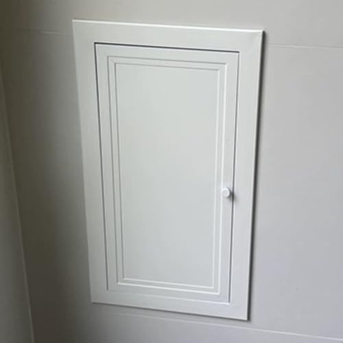 Revisionsklappe Trockenbau Zugangsklappe mit Verriegelbarem Griff, Kleine Weiße Technikabdeckung für Decke, Wand & Trockenbau, Elektro-Inspektionsöffnung(9 x 20 in/22.9 x 50.8 cm) von WDJBPSH
