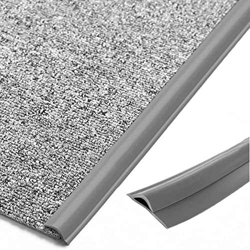 Übergangsprofi Flexibler Kantenschutz für Teppich Fußmatte Holzboden zu Fliese, 3/4/5/6/9/15/15 M Lang Selbstklebend Teppichkantenbänderung für Höhe Weniger Als 10mm ( Color : C , Size : 8m/26.2ft ) von WDJBPSH