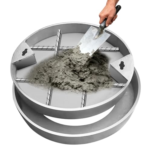 Versenkter Schachtdeckel und Rahmen Eingebettet, Verdeckt Klärgrubendeckel Und -rahmen Hochleistungs- Ersatz- Schachtabdeckung für Terrasse(13.5in/34.3cm) von WDJBPSH