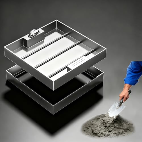 Versenkter Schachtdeckel und Rahmen Individuell Anpassbar Schachtabdeckung und -boden, Einfahrt Abwasserbeckenabdeckung, Innenbereich Edelstahl Schachtdeckel(70x45x5cm/27.6x17.7x2in) von WDJBPSH