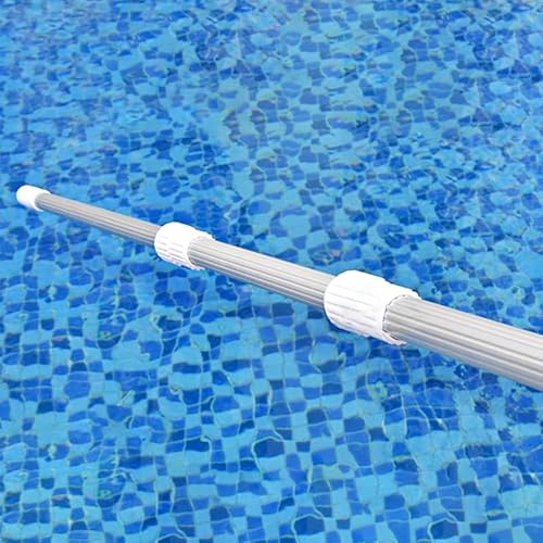 WDJBPSH Pool-Notfallhaken Verstellbare Aluminiumstange Für Poolbürste, Fischernetz Und Haken Schwimmbäder Sicherheits-Rettungshaken-Set Mit Rutschfestem Griff Gewerblich Rettungswerkzeuge(1 m Pole) von WDJBPSH