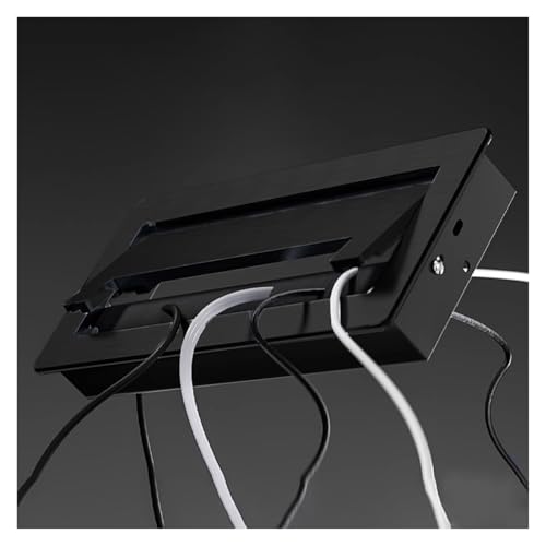 schreibtisch kabeldurchführung Schreibtisch-Kabelkanal mit schwarzer Bürste, Quadratischer Aluminiumlegierung-Drahtdurchlaufdeckel zur Verwaltung von Computer-Schreibtischkabeln(120x120mm/4.7x4.7in) schreibtisch kabeldurchführung Schreibtisch-Kabelkanal mit schwarzer Bürste, Quadratischer Aluminiumlegierung-Drahtdurchlaufdeckel zur Verwaltung von Computer-Schreibtischkabeln(120x120mm/4.7x4.7in) von WDJBPSH