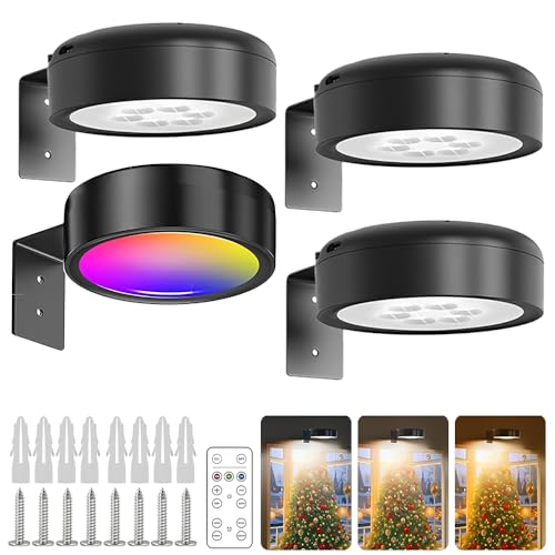 WDKXCN 4 Stück Bilderleuchte Kabellos Batterie, Magnetisches Mallicht mit 13 Beleuchtungsmodi,Bildbeleuchtung Kabellos mit Timer,Bild Beleuchtung Wand Kabellosfür Bilderrahmen Painting Malen von WDKXCN