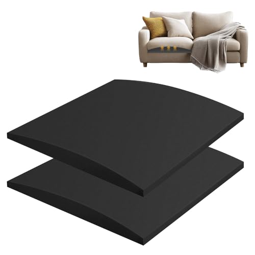 WDKXCN Sofakissenstütze für durchhängende Sitze, 2 Stück, 500 x 500 x 50 mm, Sofa-Stütze für mehr Komfort und langlebige Kissenunterstützung (schwarz) von WDKXCN