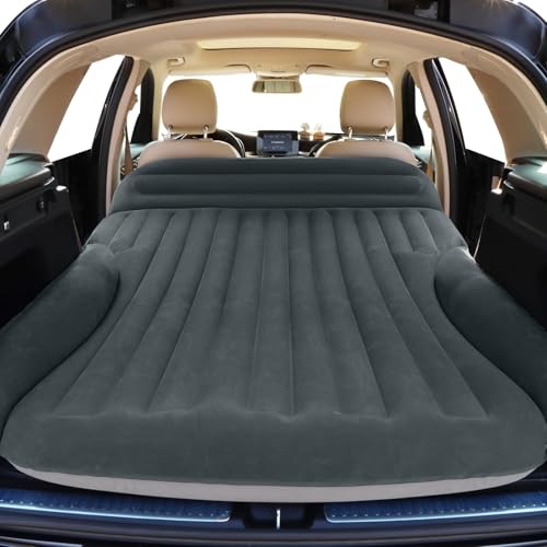 WDMNAO Aufblasbare Auto Matratze für Skoda Octavia (2013-2020), Auto Luftmatratze Faltbares Luftbett, Aufblasbare Auto Bett Kofferraum, Bequeme und Langlebige,A-Black von WDMNAO