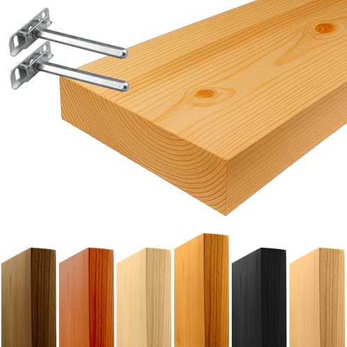 WDN CRAFT 40x20x3,3 cm Massivholz Handgemacht Schweberegal - Wandregal Holz Einfach zu Montieren - Montagematerial im Lieferumfang - Belastbar und stabil Rustikal WDN CRAFT 40x20x3,3 cm Massivholz Handgemacht Schweberegal - Wandregal Holz Einfach zu Montieren - Montagematerial im Lieferumfang - Belastbar und stabil Rustikal von WDN CRAFT