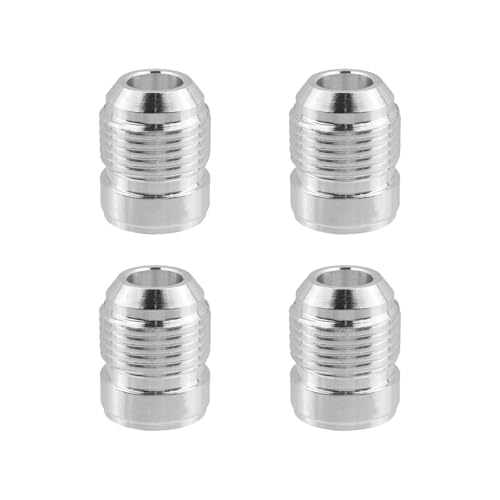 WDONAY 10AN männlicher Anschweißstutzen, Aluminiumlegierung, Heizölschlauchadapter (AN10, 4 Stück) von WDONAY