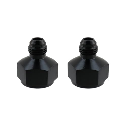 WDONAY Reduzierstück, 10AN Buchse auf 6AN Stecker, Flare-Schlauch, Reduzierstück, Adapter, Kraftstoffleitung, Aluminium, Schwarz, 2 Stück WDONAY Reduzierstück, 10AN Buchse auf 6AN Stecker, Flare-Schlauch, Reduzierstück, Adapter, Kraftstoffleitung, Aluminium, Schwarz, 2 Stück von WDONAY