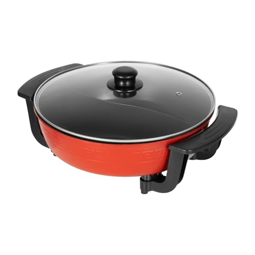 Kochtopf,Elektrische Hot Pots 1300W 6L Suppentopf Kochgeschirr,Multifunktionaler Electric Stewpan Wokpfanne Kochplattemit Glasdeckel,für Haushalt Küche Restaurant Kochtopf,Elektrische Hot Pots 1300W 6L Suppentopf Kochgeschirr,Multifunktionaler Electric Stewpan Wokpfanne Kochplattemit Glasdeckel,für Haushalt Küche Restaurant von WDRENTOOL