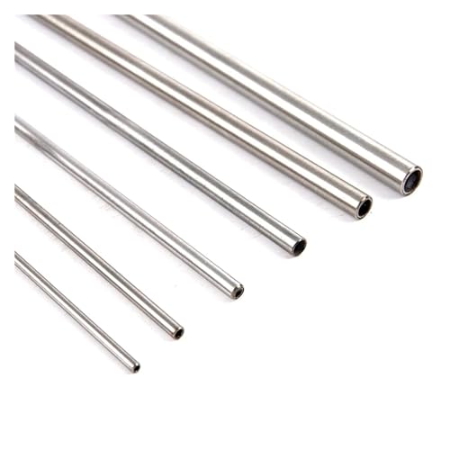 Edelstahlrohr 1–10 Stück 304 Edelstahl-Kapillarrohr, Außendurchmesser 0,3–18 mm, Länge 250–500 mm, Edelstahlrohr(500mm,8 x 6mm 1pcs) von WDSBZNB