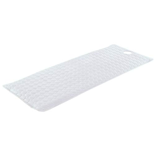 Kurvige Massagebett Verdickter Lakenbezug for Massagetische, rutschfest, for Schönheitssalons, Matratzenauflage mit Atemloch for das Gesicht, 190 x 80 cm(White) von WDSBZNB