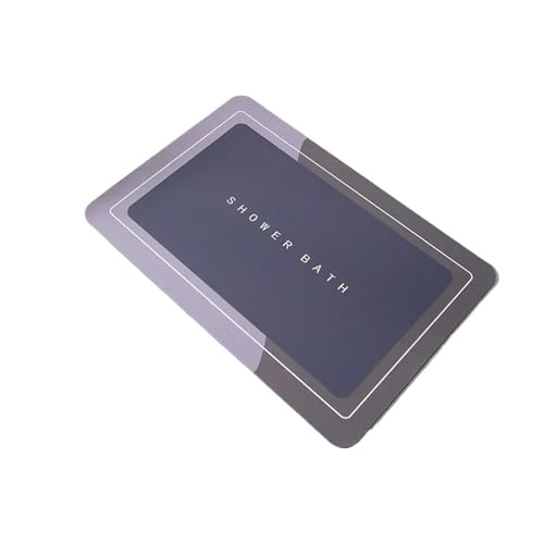 WDSBZNB Badematte 2 stücke Saugfähigen Bad Badematte Anti-rutsch Duschvorhang Schnell Trocknend Badematten Küche Eingang Fußmatten Hause Bodenmatte Badewanne Teppich(Square-Coffee) von WDSBZNB