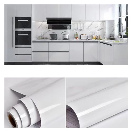 WDSBZNB Klebefolie 60 cm breite Küchen-Vinyl-Marmor-Tapete, ölbeständig, abnehmbare Folie, Selbstklebender wasserdichter Wandaufkleber for Badezimmer-Wanddekoration(A14,40CMX1M) von WDSBZNB