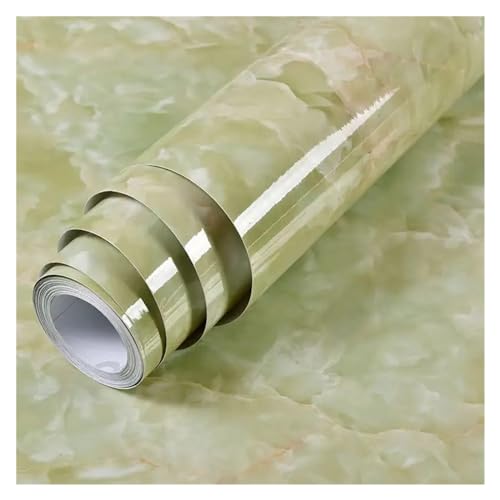 WDSBZNB Klebefolie 60 cm breite Küchen-Vinyl-Marmor-Tapete, ölbeständig, abnehmbare Folie, Selbstklebender wasserdichter Wandaufkleber for Badezimmer-Wanddekoration(A4,50CMX1M) von WDSBZNB