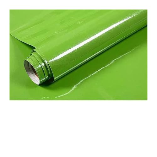 WDSBZNB Klebefolie Aufkleber for die Renovierung Alter Schränke, Küchenherd, Tischplatte, ölbeständige Folie, Selbstklebende, wasserfeste, einfarbige Tapete mit Heller Farbe(Pearly Green,1mx60cm) von WDSBZNB