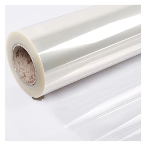 WDSBZNB Klebefolie Küche Ölbeständige Wandaufkleber Hitzebeständige Tapete Klare Selbstklebende Folie Wasserdichtes Papier Heimdekoration Transparent(60x250cm) von WDSBZNB