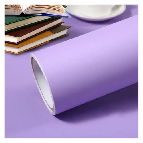 WDSBZNB Klebefolie Küche wasserdichte ölbeständige Wandaufkleber Selbstklebende Marmorschränke Arbeitsplattentapete Badezimmer Desktop Renovierungsfolien(Matt Purple,80cmx3m) von WDSBZNB