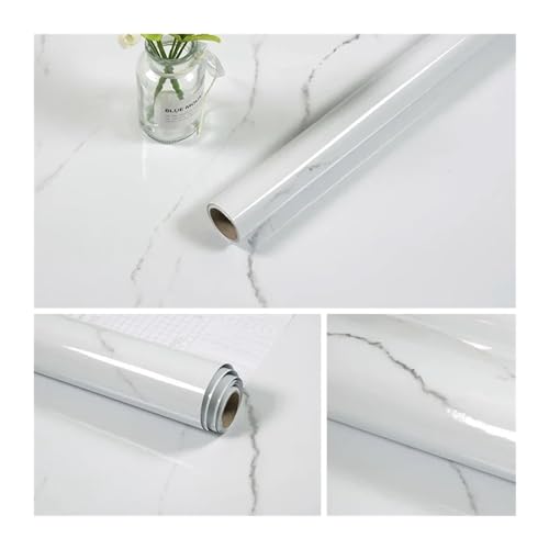WDSBZNB Klebefolie Marmor Küche ölbeständige Folie Herd wasserdichte Selbstklebende Tapete Arbeitsplatte Schrank Renovierung Fliesenaufkleber(N02,1mX55cm) von WDSBZNB