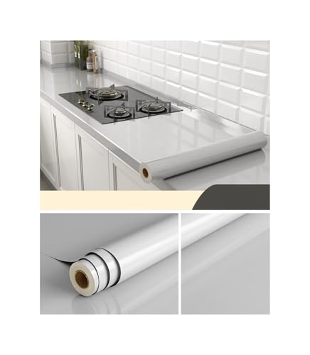 WDSBZNB Klebefolie Vinyl Küche ölbeständige Tapete Selbstklebende wasserdichte Arbeitsplatte Möbel Marmor transparente Folie Badezimmer Dekor Aufkleber(ZGQH,40cmx100cm) von WDSBZNB