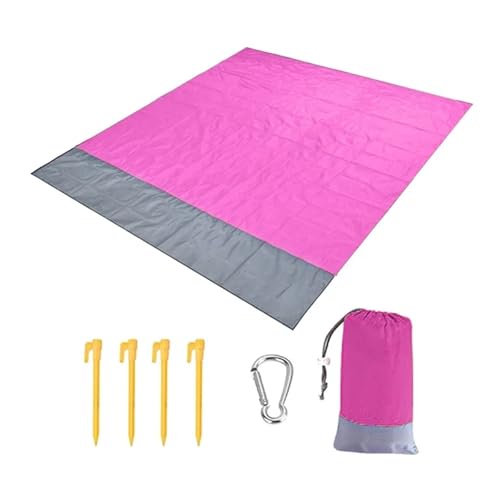 WDSBZNB Picknickdecke 2x2,1 m wasserdichte Strand Decke Klapp Matte Outdoor Matte Strand(Style 12,200cm x 210cm) von WDSBZNB