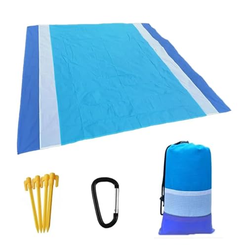 WDSBZNB Picknickdecke 2x2,1 m wasserdichte Strand Decke Klapp Matte Outdoor Matte Strand(Style 2,200cm x 210cm) von WDSBZNB