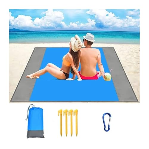 WDSBZNB Picknickdecke 2x2,1 m wasserdichte Strand Decke Klapp Matte Outdoor Matte Strand(Style 21,200cm x 210cm) von WDSBZNB
