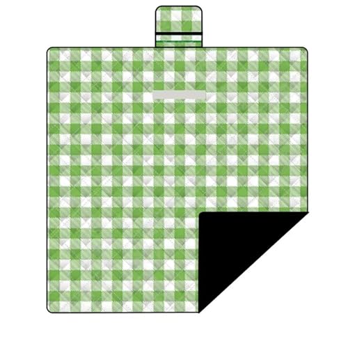 WDSBZNB Picknickdecke Picknickdecke, tragbar, faltbar, for Camping im Freien, Strand(Green,200cmX200cm) von WDSBZNB