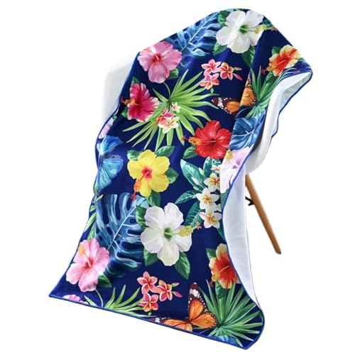WDSBZNB Picknickdecke Stranddecke Übergroße 31,5 * 63 Zoll Handtuch Pool Schwimmtuch Decke(Style 3) von WDSBZNB