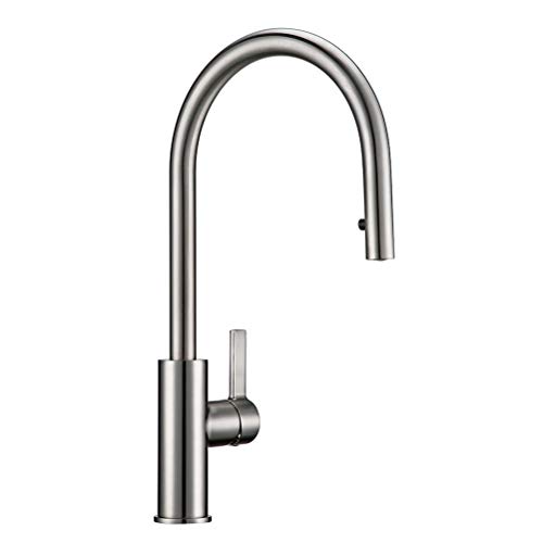 Küchenspülenarmaturen Mit Ausziehbarer Brause, Küchenarmatur Aus Messing, Mischbatterie Für Heißes Und Kaltes Wasser, Runder Auslauf, Einhebelmischer, 360° Drehbar, Keramikventil, Küchenarmatur-Set, Küchenspülenarmaturen Mit Ausziehbarer Brause, Küchenarmatur Aus Messing, Mischbatterie Für Heißes Und Kaltes Wasser, Runder Auslauf, Einhebelmischer, 360° Drehbar, Keramikventil, Küchenarmatur-Set, von WDSOPK