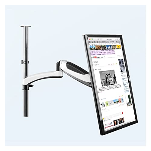WDSOPK 112 Aluminium 27 Zoll 0–8 Kg 360 Grad Drehbarer LCD-Monitorhalter Deckenbildschirmhalterung Installieren Gasfeder Dual Langarmhalterung (Mit Langem Rohr) von WDSOPK