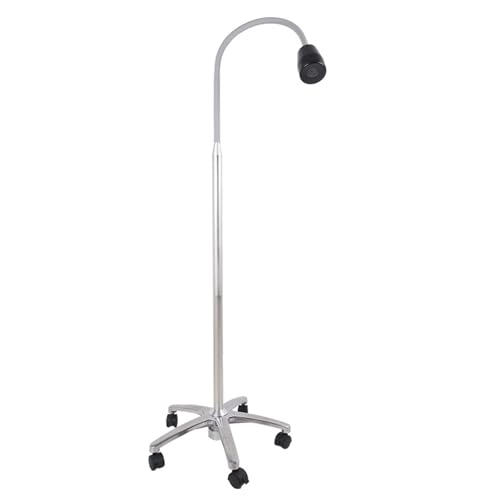 WDSOPK 3-W-Untersuchungsleuchte Mit Bodenständer, Mobile Schattenlose Op-Lampe Mit Haustierlampe, Flexible Untersuchungsleuchte Mit Schwanenhals, Operationsleuchte Für Den Innenbereich von WDSOPK