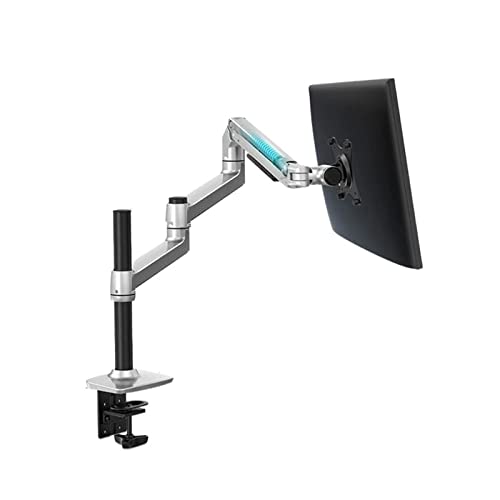 WDSOPK 600 Mm 8013Ii Vollbeweglicher, Drehbarer 17-38-Zoll-Lcd-Monitor-Desktop-Ständer, Mechanischer Federarm, Aluminium-Monitorlast 3-11 Kg, Lang, 3 Arme (Silber) von WDSOPK