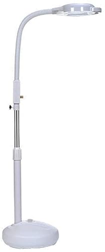 WDSOPK 8-Fache Lupe Mit Superhoher Klarheit Und 360°-Drehung – Standlupe Mit Led-Leuchten – Ideal Für Sehbehinderte Mit Makuladegeneration Beim Lesen – Verstellbare Lampe von WDSOPK