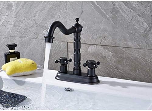 WDSOPK Küchenarmaturen Wasserhahn Deckmontage Doppelgriff Zwei Löcher Badezimmerarmatur Messing Schwenkbar Langer Auslauf Waschbecken Mischbatterien WDSOPK Küchenarmaturen Wasserhahn Deckmontage Doppelgriff Zwei Löcher Badezimmerarmatur Messing Schwenkbar Langer Auslauf Waschbecken Mischbatterien von WDSOPK