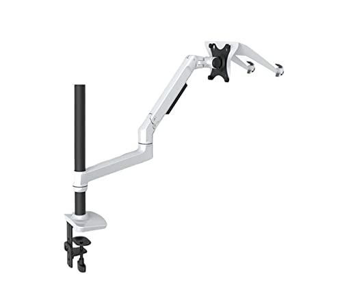 WDSOPK V62Ct / Xsj8012Ct Desktop-Halterung Aus Aluminiumlegierung Mit Doppeltem Verwendungszweck, 17-27-Zoll-Monitorunterstützung, 17-Zoll-Laptophalterung, Mechanischer Federarm (V62Cts-450) von WDSOPK