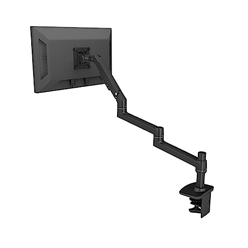 WDSOPK V63C / Xsj8013C Aluminium-Monitorhalterung Mit Freiem Hebemechanismus Und Ultralangem Arm, 10-38 Zoll, Led-LCD-Monitorhalterung (V63C-Schwarz) von WDSOPK