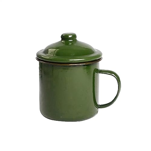 360/500/660ml Milch Tasse Retro Wasser Becher mit Deckel Haushaltswaren Verdickt von WDWDW