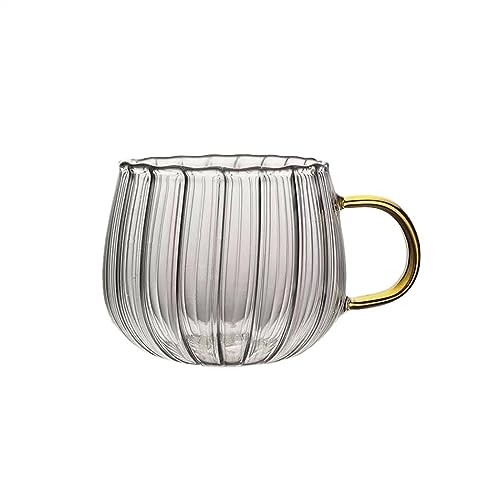 WDWDW 1pc Hitzebeständig mit Griff Glasbecher Frühstück Milch Tasse Niedlich Office Home von WDWDW